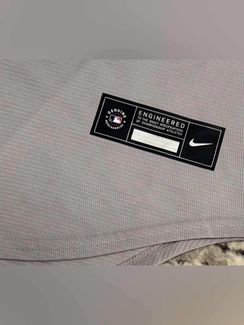 Nike Authentic New York Yankees Cam Schlittler #31 MLB Gray Jersey Men’s Sz: M - Picture 7 of 9